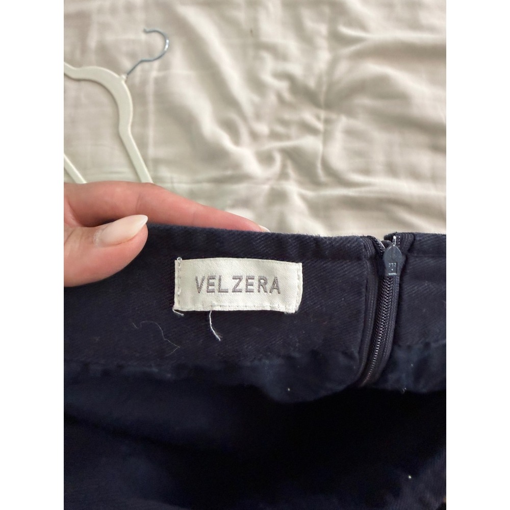 Velzera Embroidered Floral Mini Skirt Folk Art Cottagecore Boho 28 Waist - Picture 8 of 8